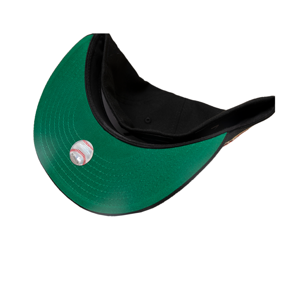 New Era 5950 Chicago White Sox Fitted Hat - 'Black/Green' - Image 4