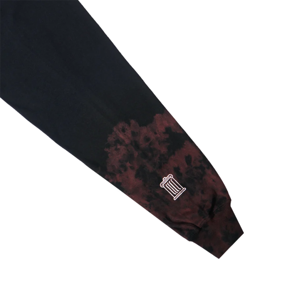 Deva'states Ornate L/S Tee - 'Bleached Black' - Image 3