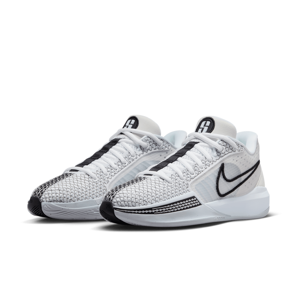 WMNS Nike Sabrina 1 - 'White/Black-Football Grey' - Image 2