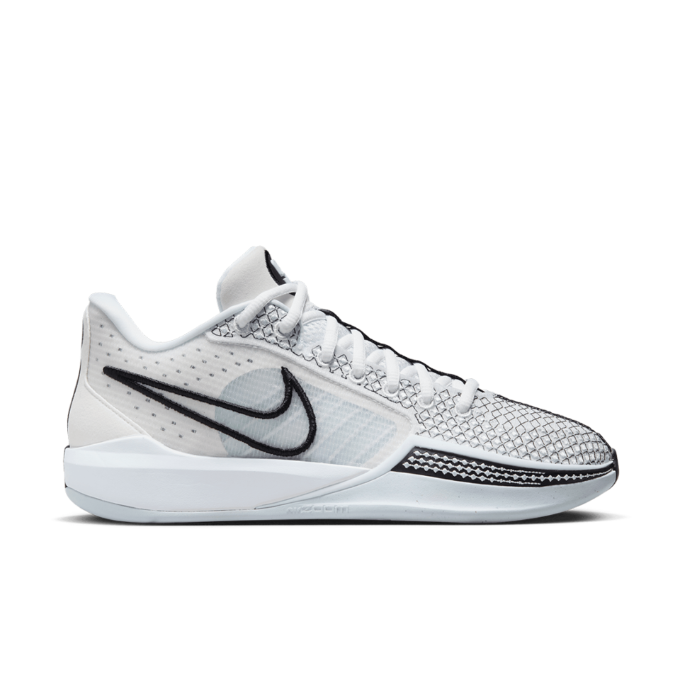 WMNS Nike Sabrina 1 - 'White/Black-Football Grey' - Image 4