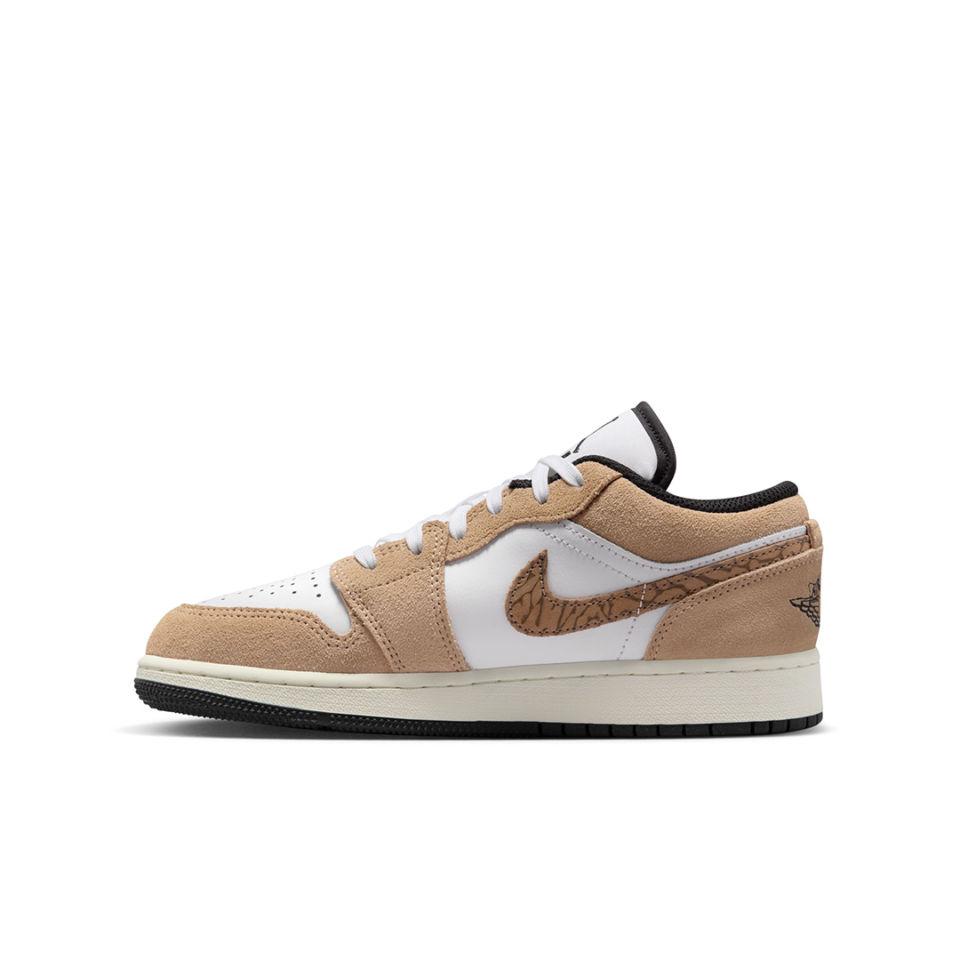 GS Air Jordan 1 Low SE - 'Hemp/Light British Tan'