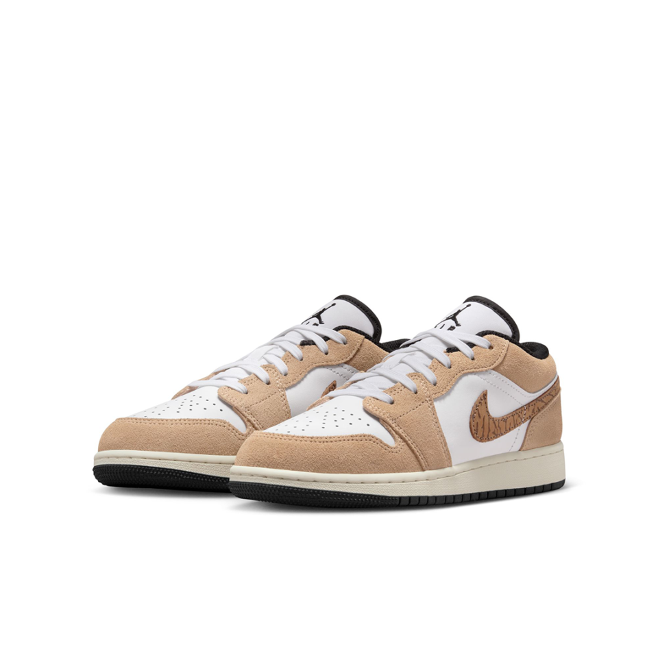 GS Air Jordan 1 Low SE - 'Hemp/Light British Tan' - Image 2