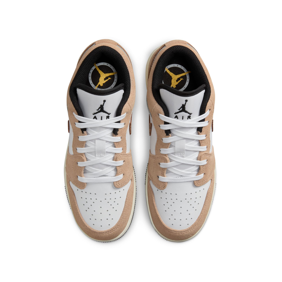 GS Air Jordan 1 Low SE - 'Hemp/Light British Tan' - Image 6