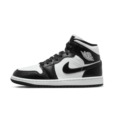 WMNS Air Jordan 1 Mid - 'White/Black'