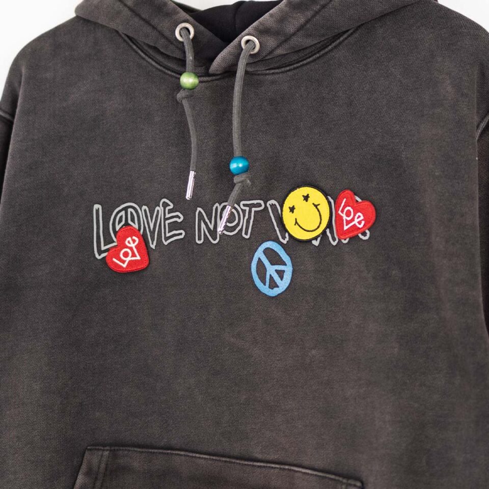 Andersson Bell Love Dyed Hoodie - 'Black'