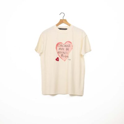 Andersson Bell Men Heart Tee - 'Ecru'