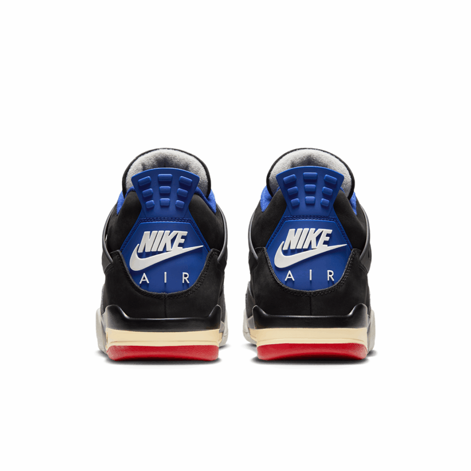 Air Jordan 4 - 'Black/Fire Red/Deep Royal Blue'