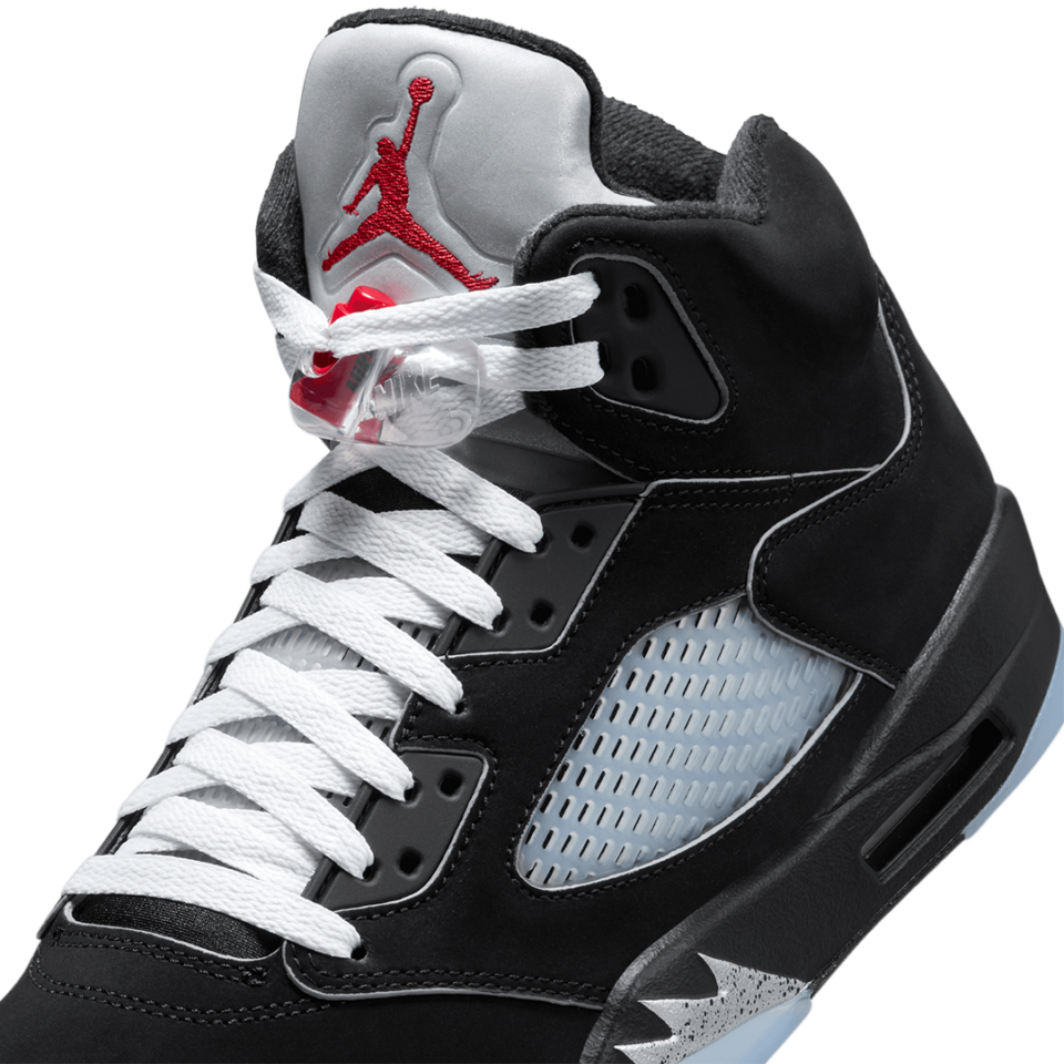 Air Jordan 5 OG - 'Black/White/Metallic Silver/Fire Red'