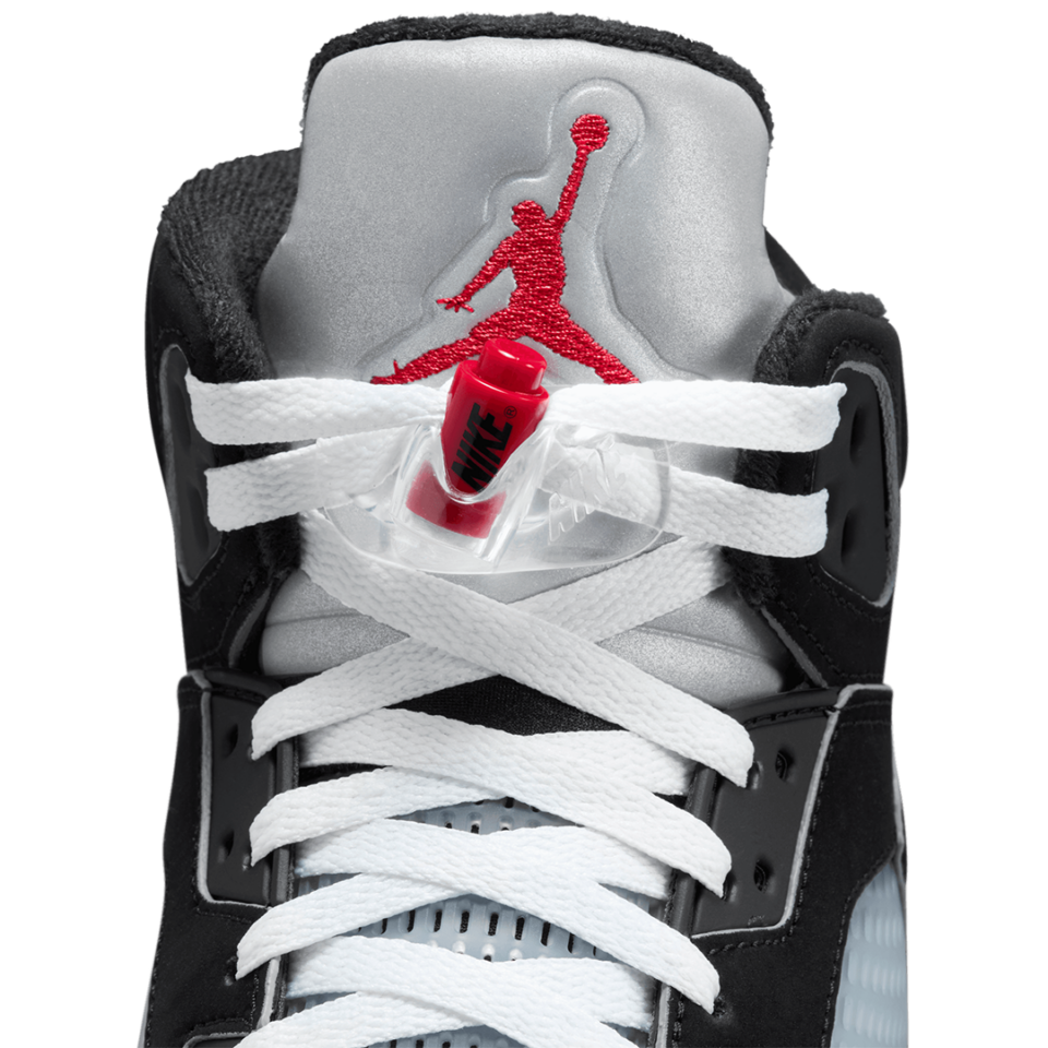 Air Jordan 5 OG - 'Black/White/Metallic Silver/Fire Red'