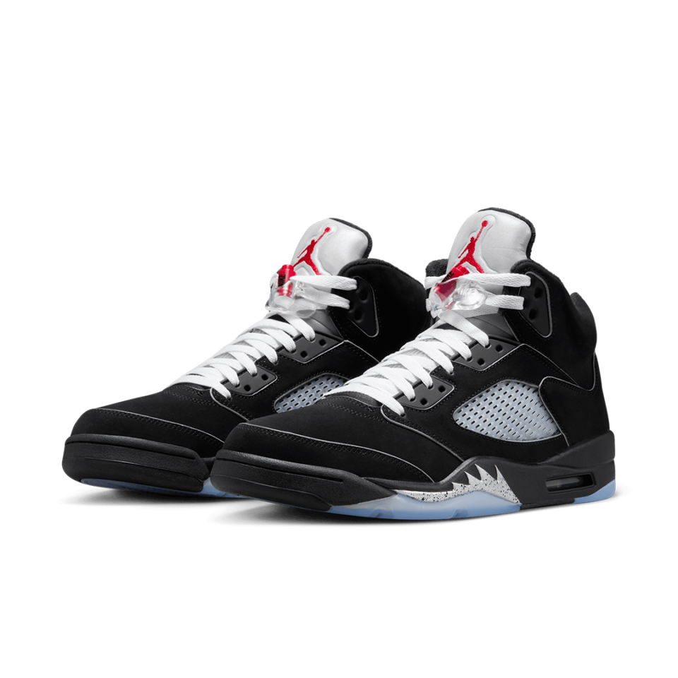 Air Jordan 5 OG - 'Black/White/Metallic Silver/Fire Red'