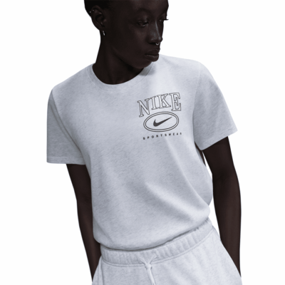 WMNS Nike Club Tee - 'Birch Heather'