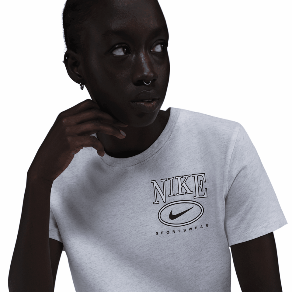 WMNS Nike Club Tee - 'Birch Heather'