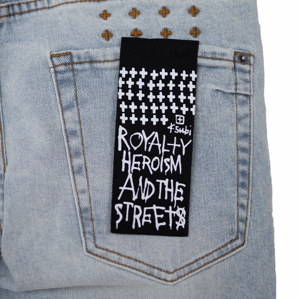 Ksubi Van Winkle Denim - 'Frost Blue Arch'