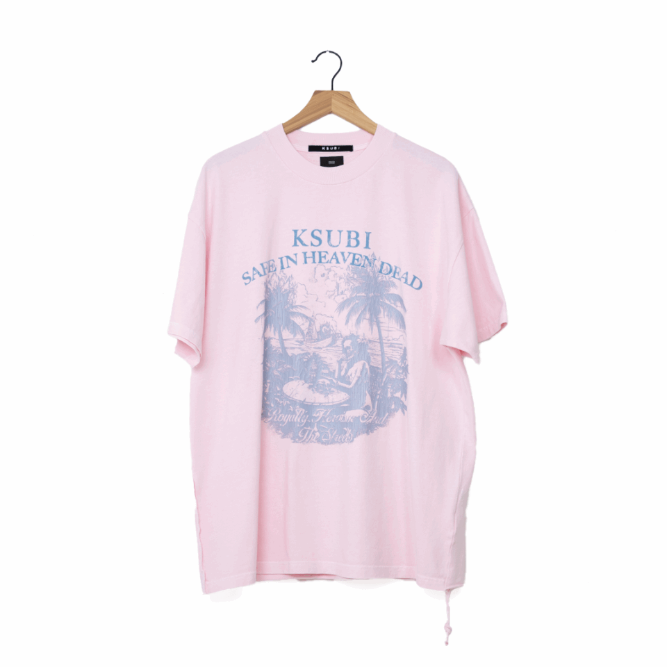 Ksubi Paradiso Tee - 'Pink'