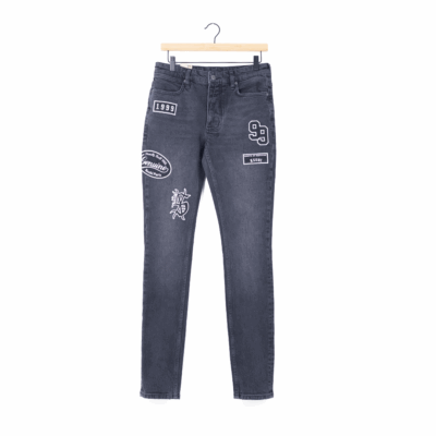 Ksubi Van Winkle Roadhouse Denim - 'Black Patched'