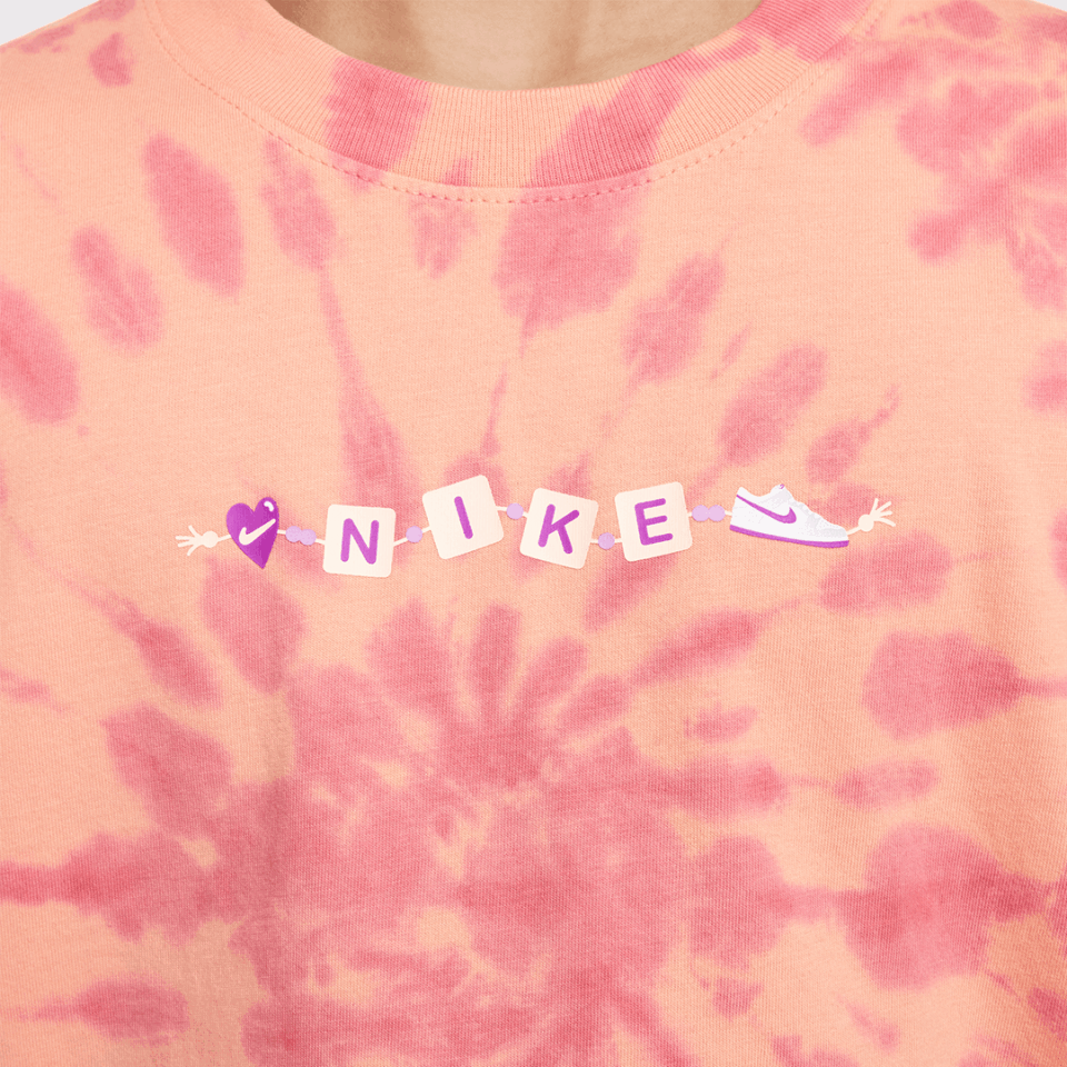 Kids Nike Tee - 'Apricot/Agate/Playful Pink'