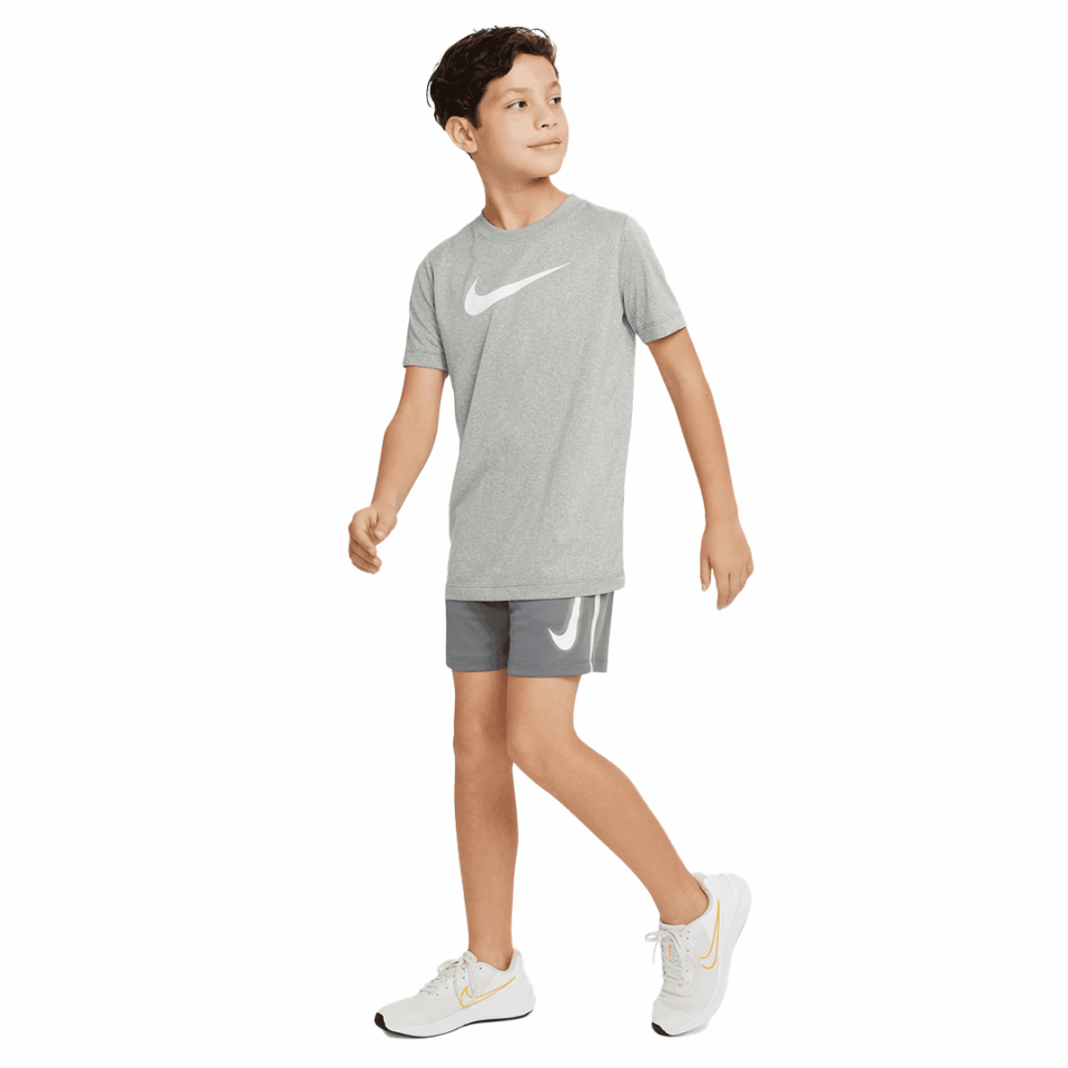 Kids Nike Short - 'Smoke Grey/White'