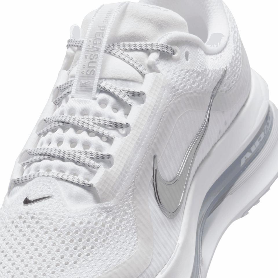 WMNS Nike Pegasus Premium - 'White/Metallic Silver'