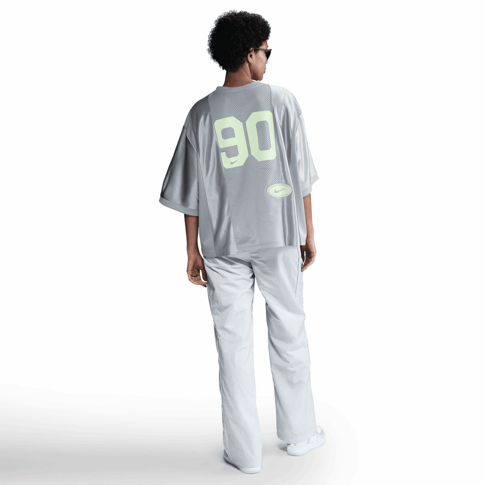 WMNS Nike Street Top - 'Light Smoke Grey/Barely Volt'