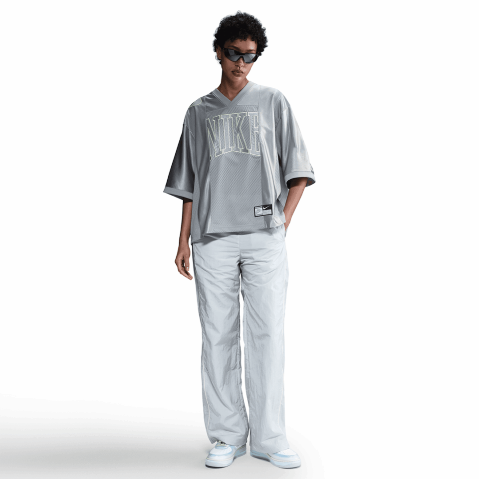 WMNS Nike Street Top - 'Light Smoke Grey/Barely Volt'