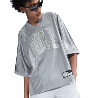 WMNS Nike Street Top - 'Light Smoke Grey/Barely Volt'