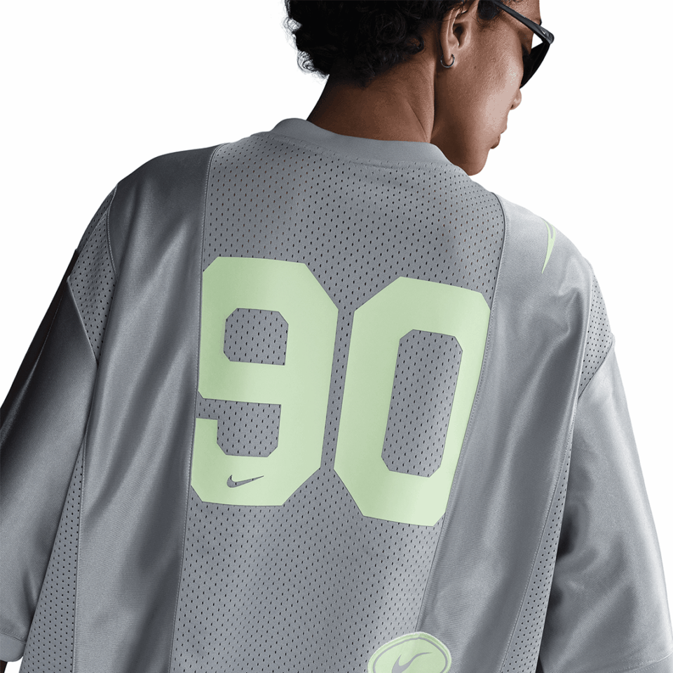WMNS Nike Street Top - 'Light Smoke Grey/Barely Volt'