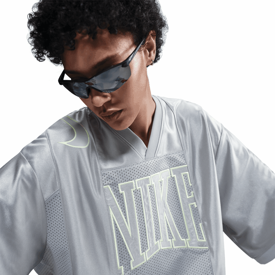 WMNS Nike Street Top - 'Light Smoke Grey/Barely Volt'