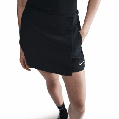 WMNS Nike Mid Rise Short - 'Black/White'