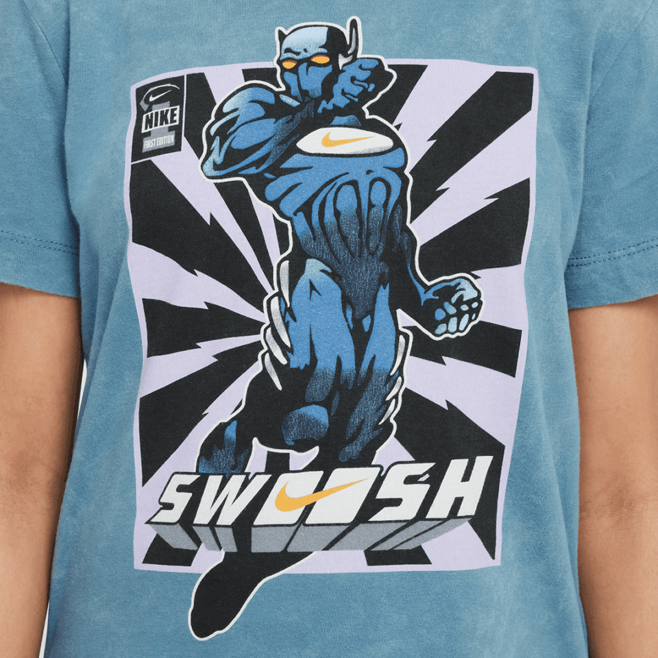 Kids Nike Tee - 'Smokey Blue'