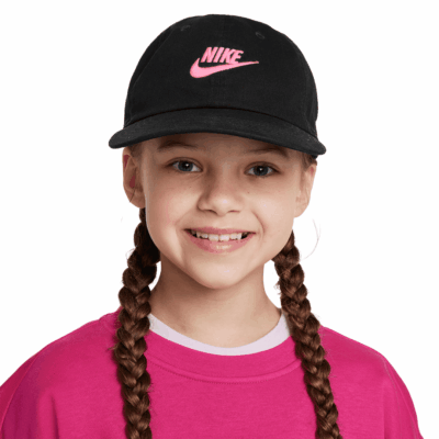 Kids Nike Strapback Hat - 'Black/Hyper Pink'