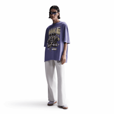 WMNS Nike Oversized Tee - 'Dusty Amethyst'