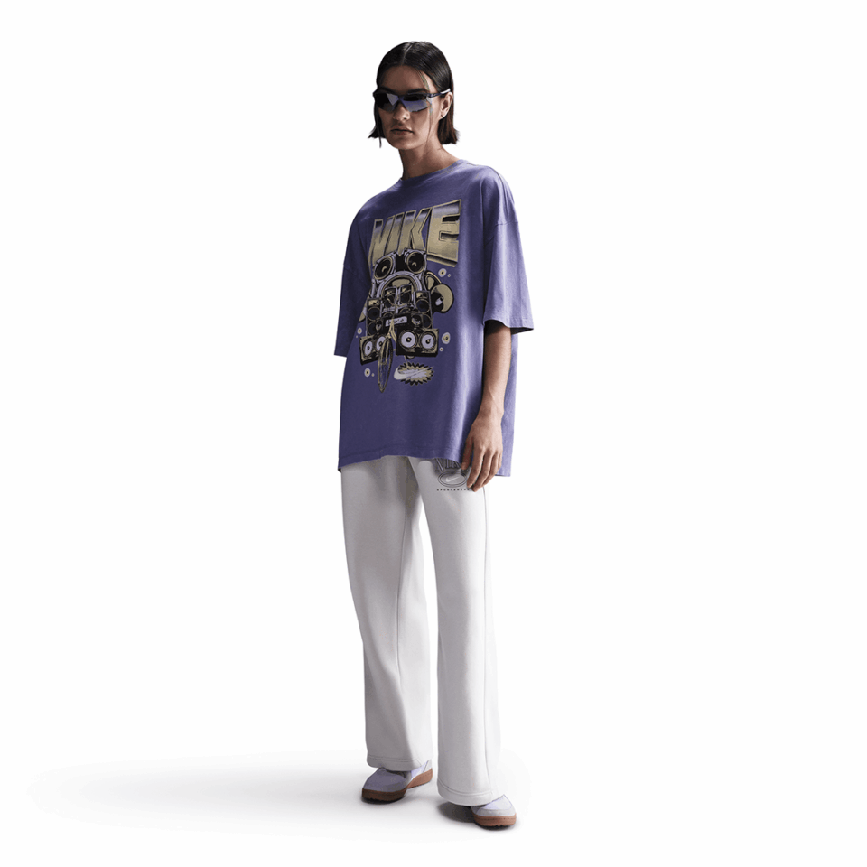 WMNS Nike Oversized Tee - 'Dusty Amethyst'