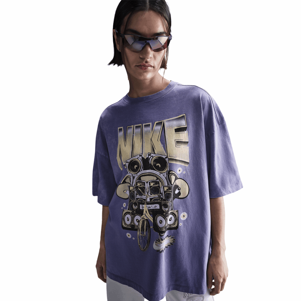 WMNS Nike Oversized Tee - 'Dusty Amethyst'