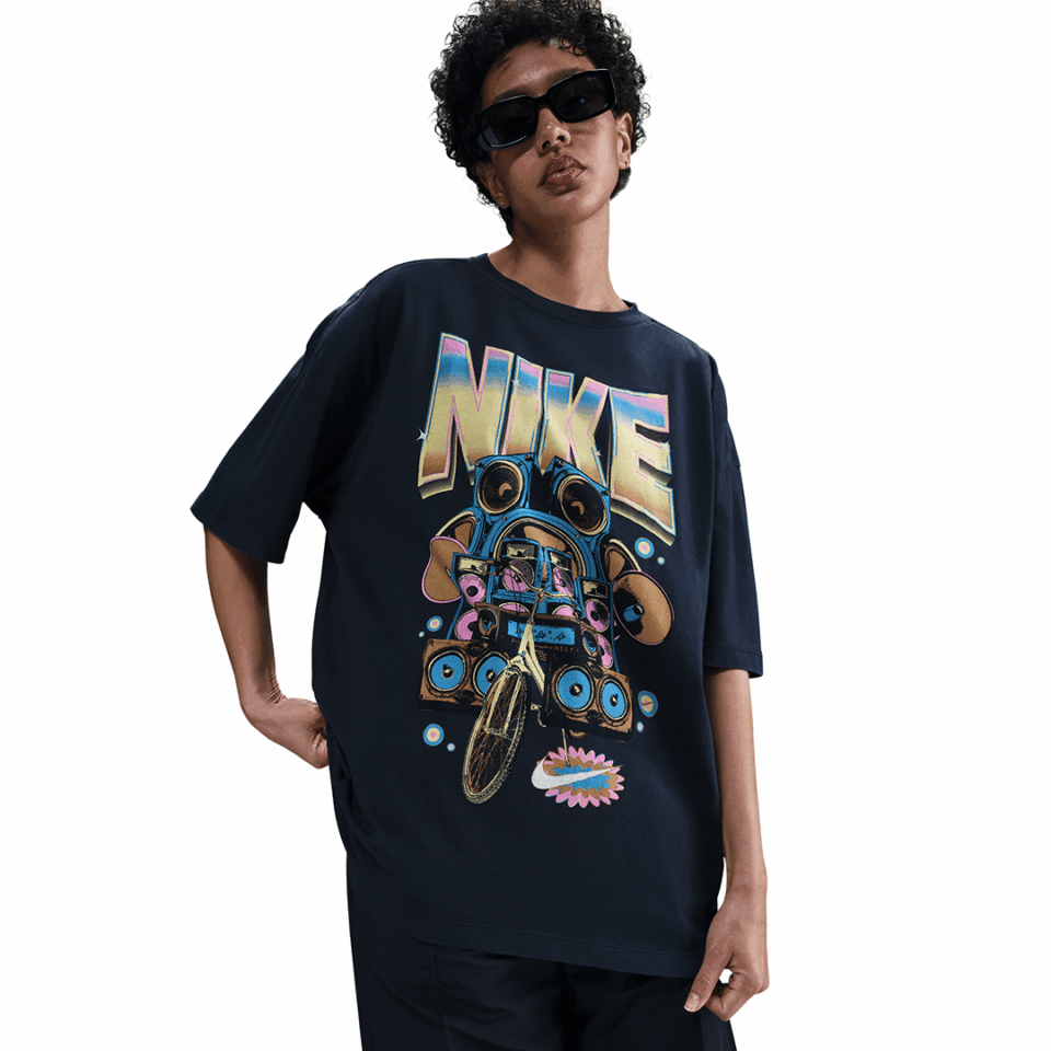 WMNS Nike Oversized Tee - 'Black'