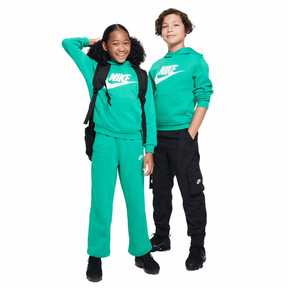 Kids Nike Hoodie - 'Stadium Green/White'