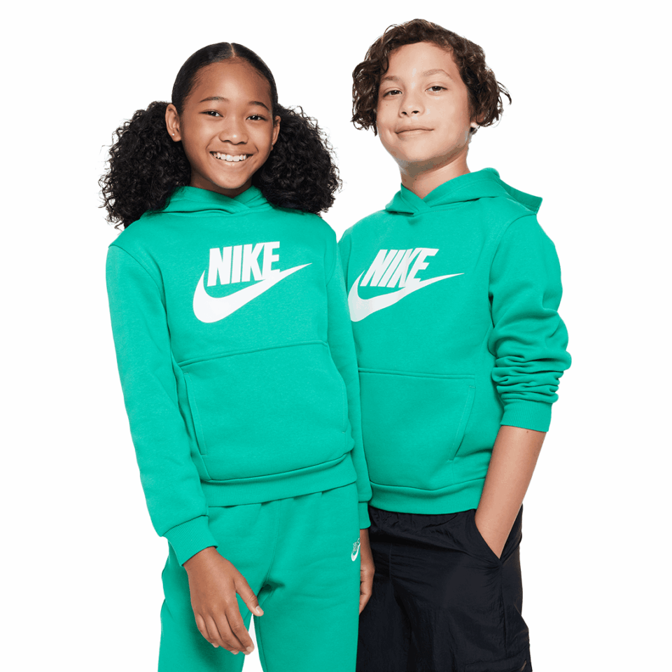 Kids Nike Hoodie - 'Stadium Green/White'