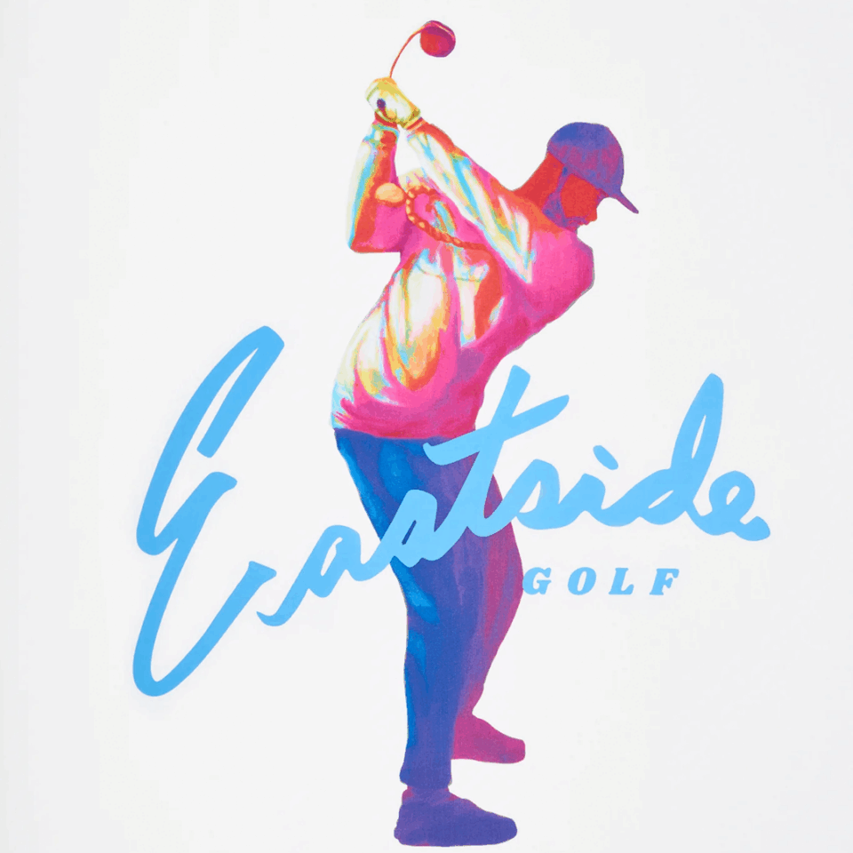 Eastside Golf Miami 'Be You' Tee - 'Bright White'