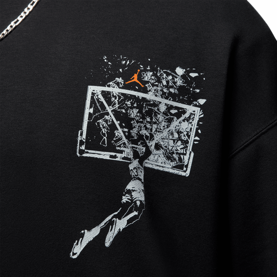 Jordan Brooklyn Hoodie - 'Black/Starfish'