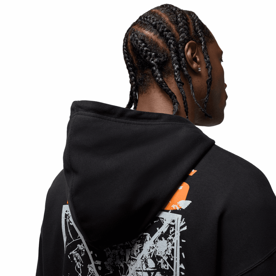 Jordan Brooklyn Hoodie - 'Black/Starfish'