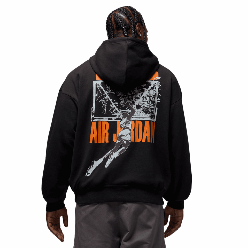 Jordan Brooklyn Hoodie - 'Black/Starfish'