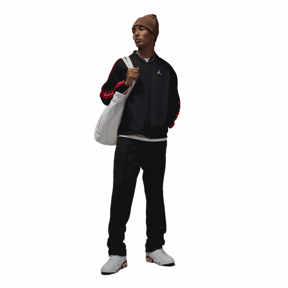 Jordan Track Jacket - 'Black/Gym Red' - Image 6