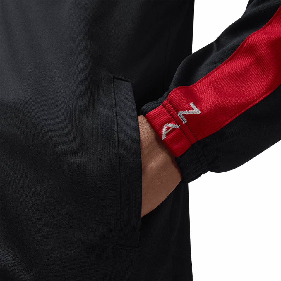 Jordan Track Jacket - 'Black/Gym Red'