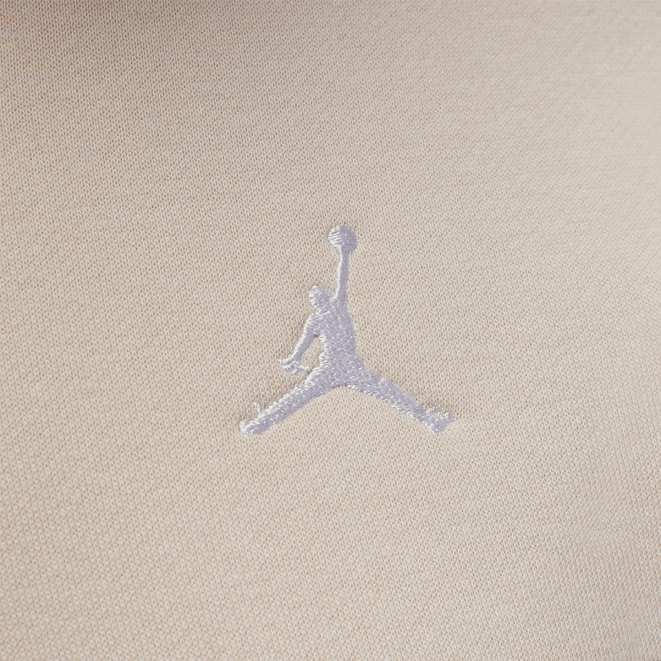 WMNS Jordan Quarter Zip L/S Top - 'Light Orewood Brown/White'