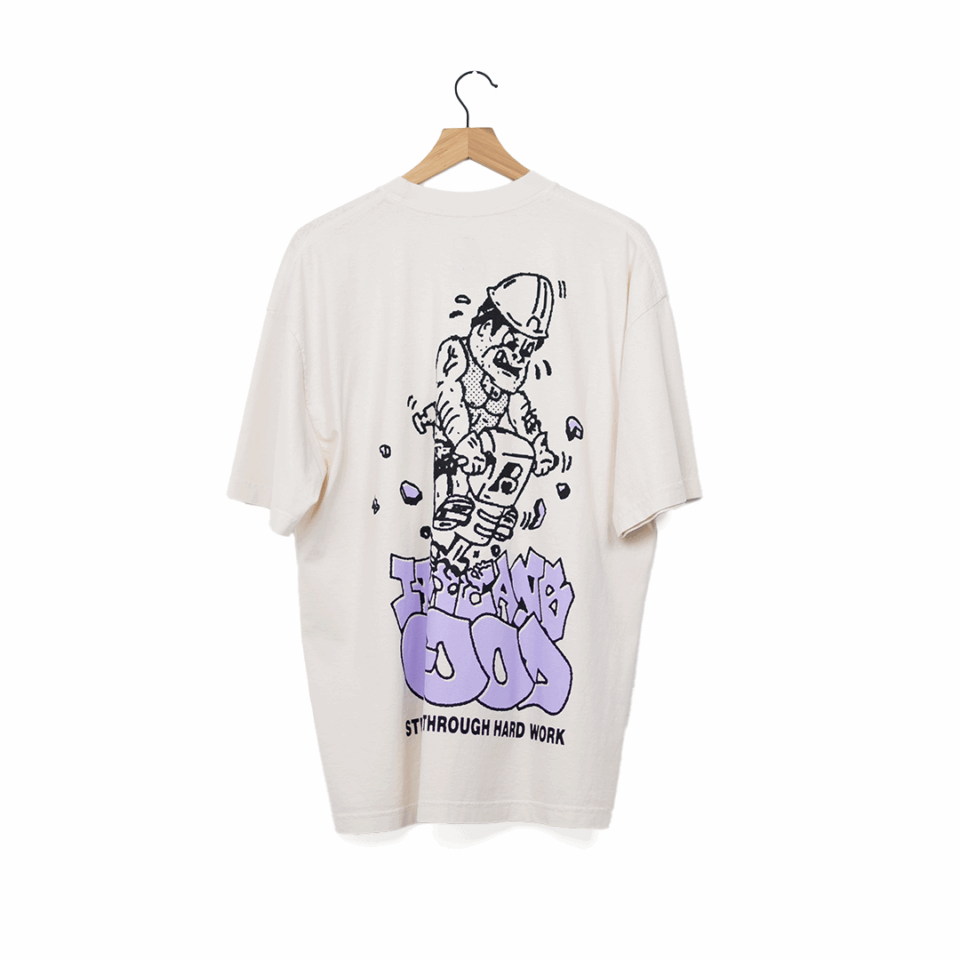 Bueno Backbone Tee - 'Cream'