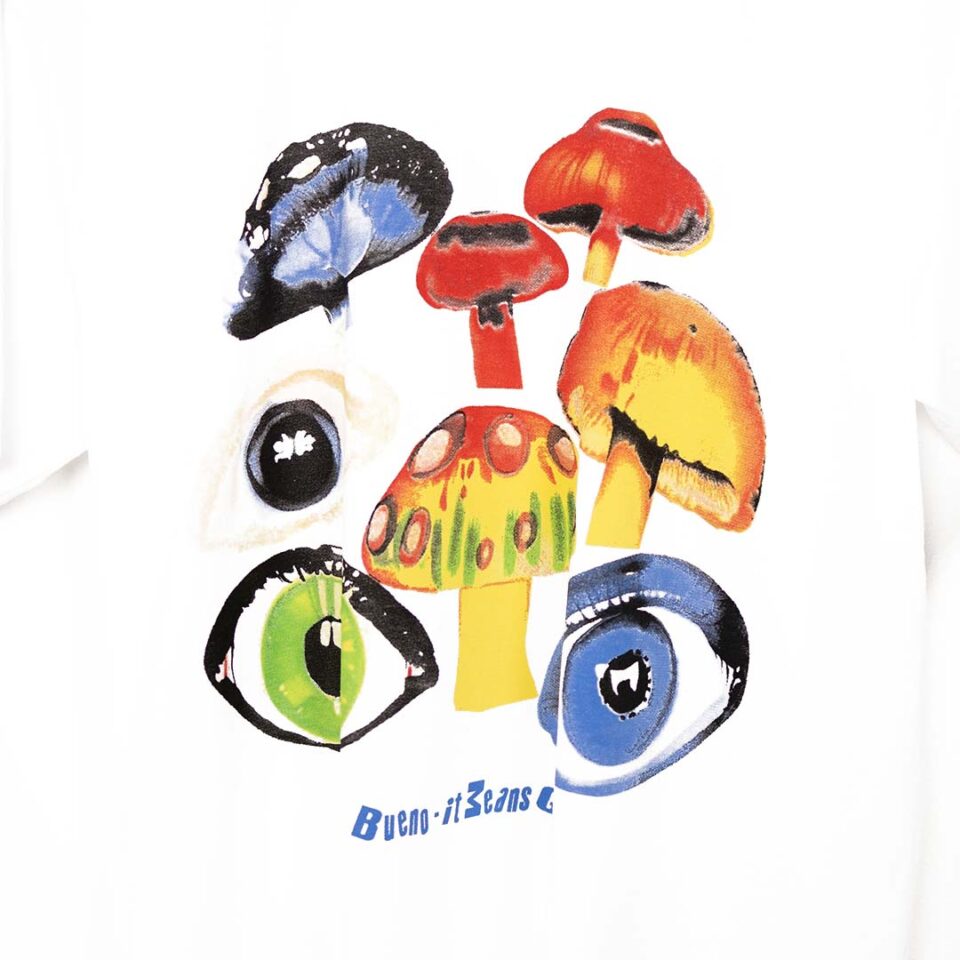 Bueno Magic Mushroom Tee - 'White'