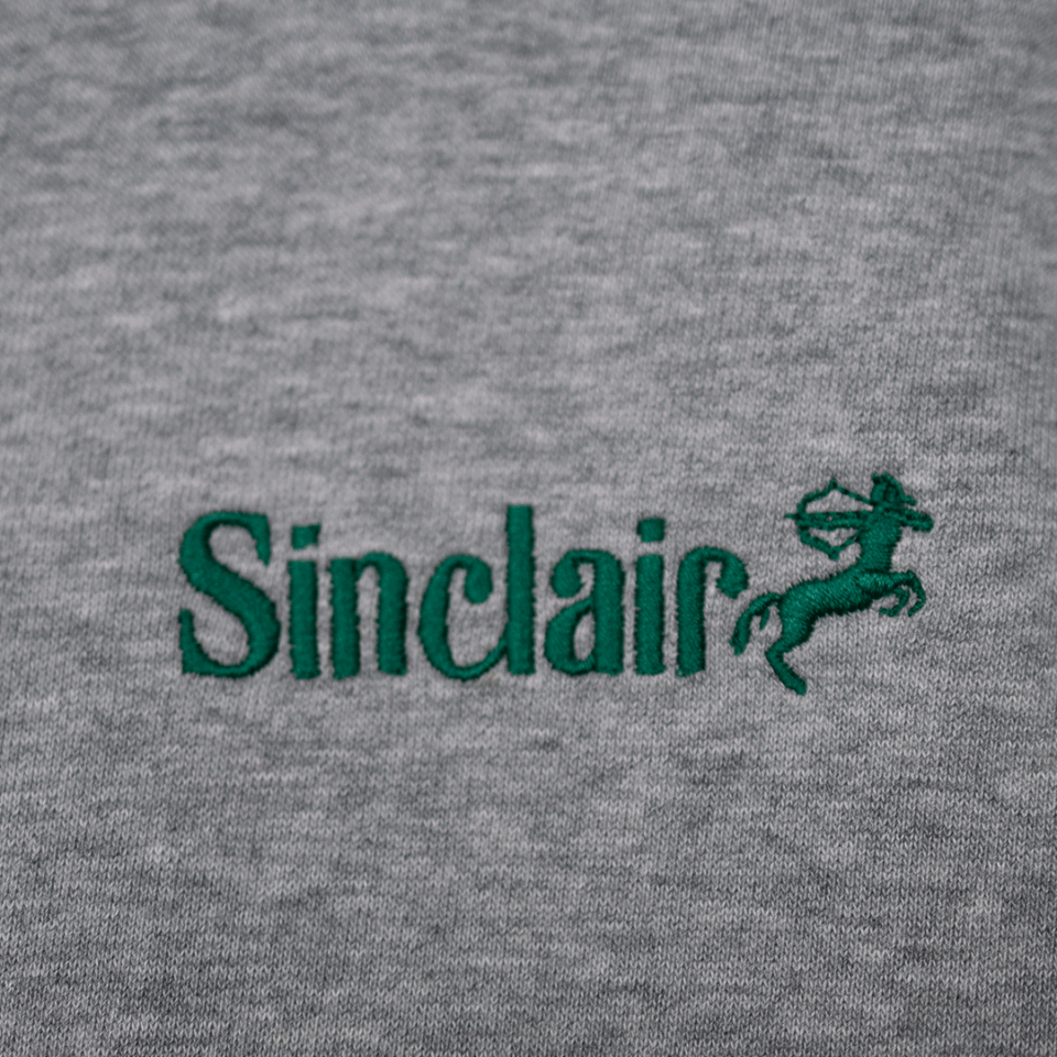 Sinclair Zip Essential Hoodie - 'Heather Grey'