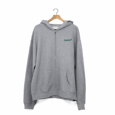 Sinclair Zip Essential Hoodie - 'Heather Grey'