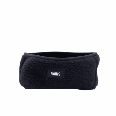 Rains Fleece Headband - 'Black'