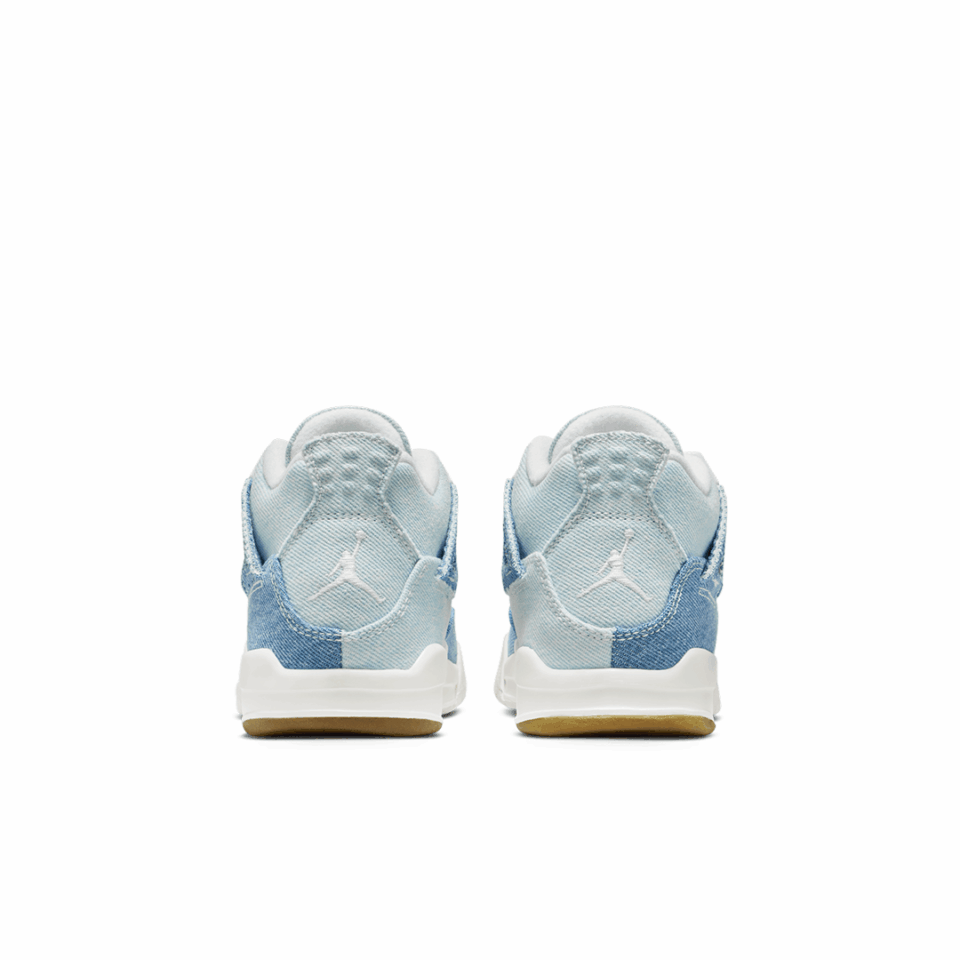 PS Air Jordan 4 TEX - 'Sail/Worn Blue/Metallic Gold'