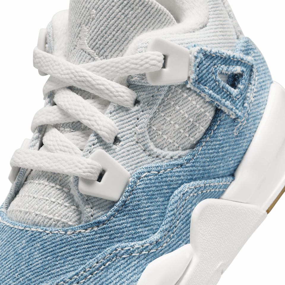 TD Air Jordan 4 TEX - 'Sail/Worn Blue/Metallic Gold'